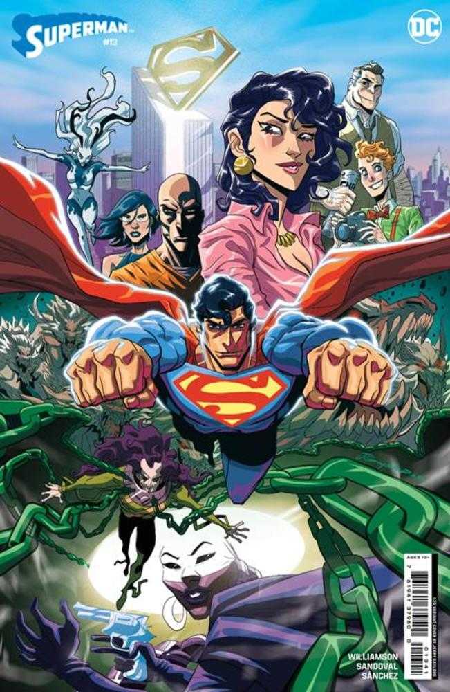 DC Comics COMIC BOOK Superman #13 Cover G 1 in 25 Jerry Gaylord Card Stock Variant (House Of Brainiac)