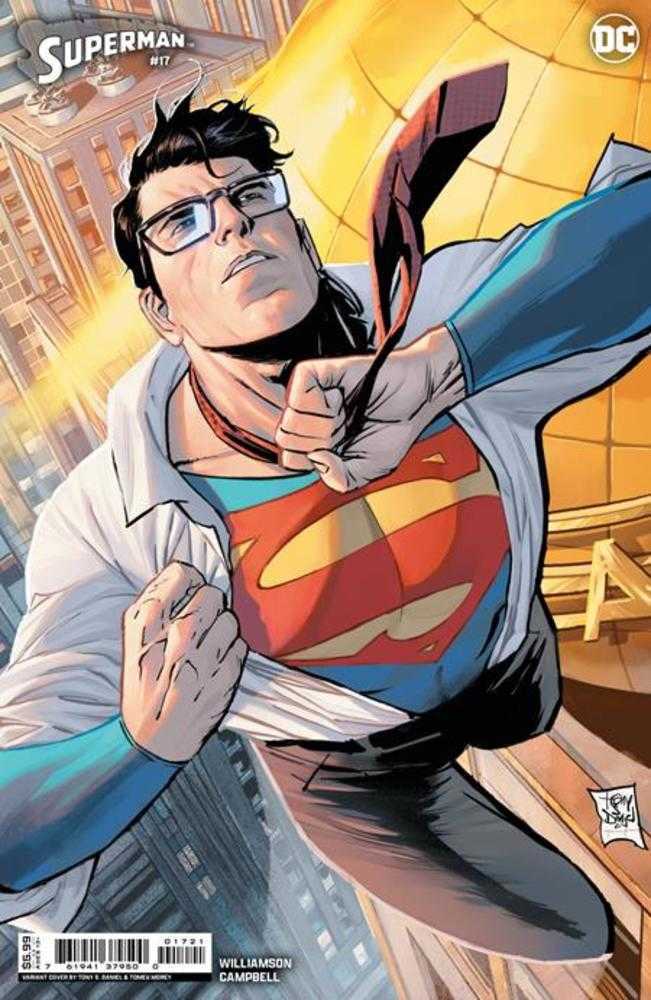DC Comics COMIC BOOK Superman #17 Cover B Tony S Daniel Card Stock Variant (Absolute Power)