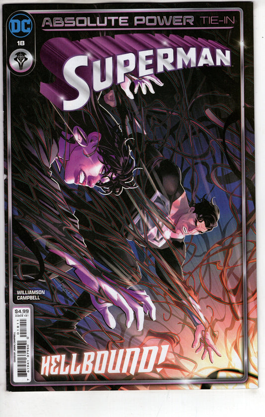 DC Comics COMIC BOOK Superman #18 Cover A Jamal Campbell (Absolute Power)