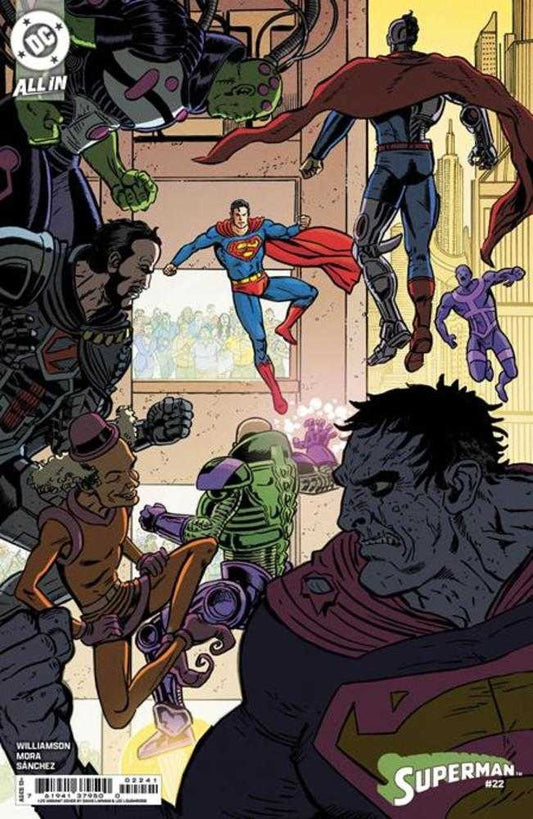 DC Comics COMIC BOOK Superman #22 Cover F 1 in 25 David Lapham Card Stock Variant