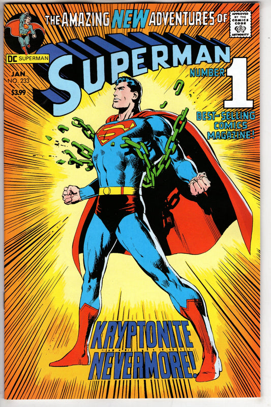 Dc Comics COMIC BOOK SUPERMAN #233 FACSIMILE EDITION CVR A NEAL ADAMS