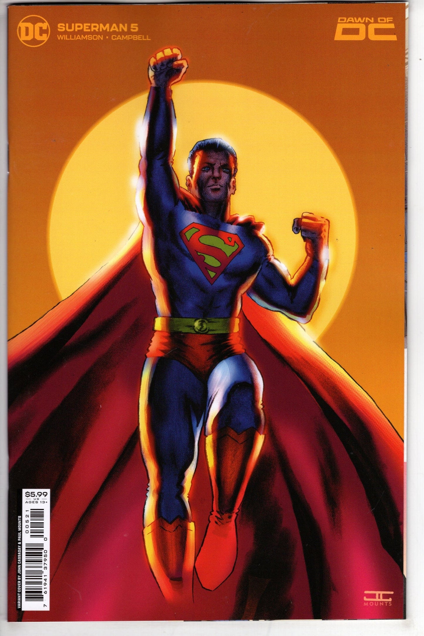 DC Comics COMIC BOOK Superman #5 Cover B Mikel Janin Card Stock Variant