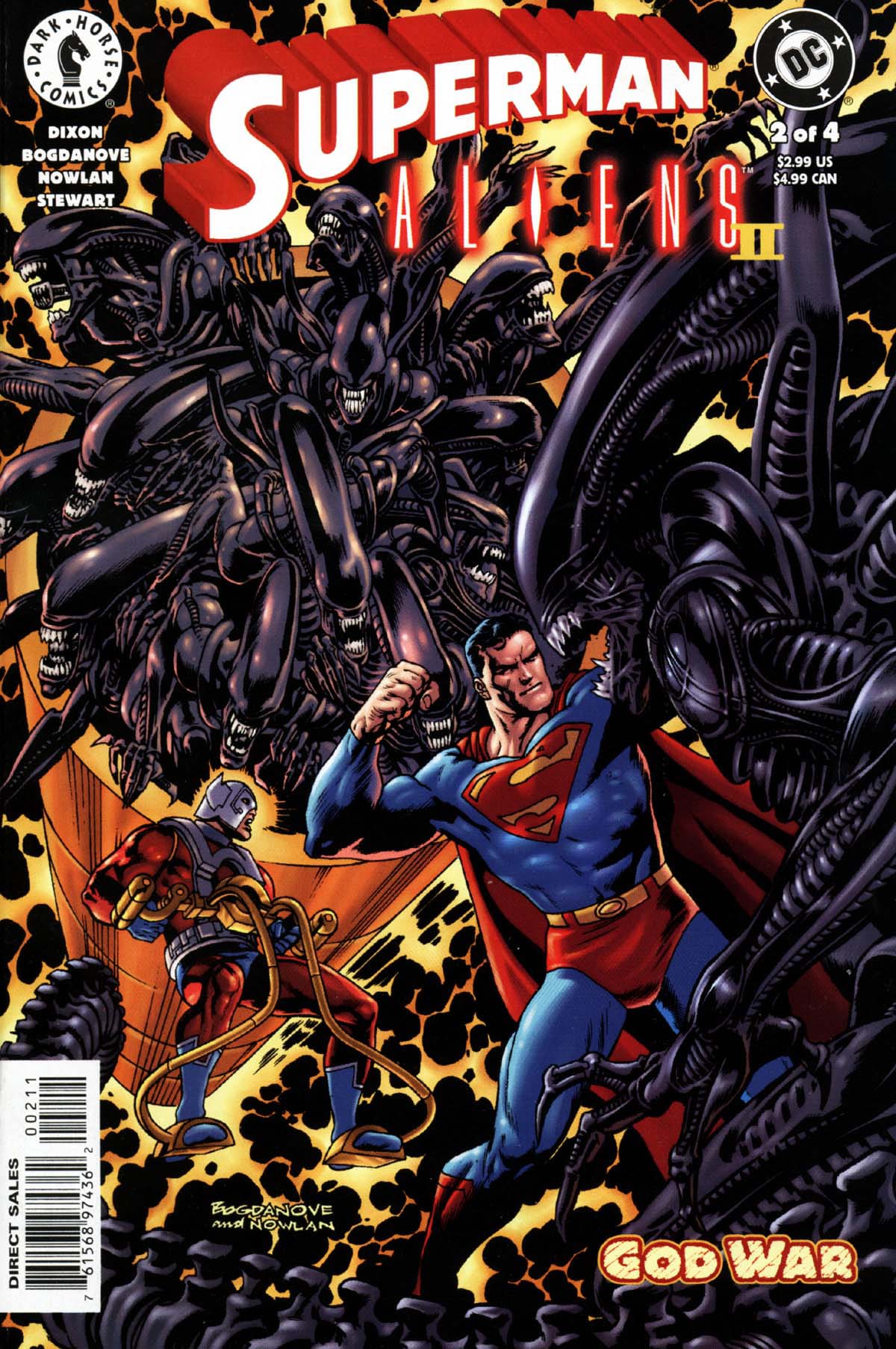 DC Comics COMIC BOOK Superman Aliens 2: God War #2 (VF/NM)
