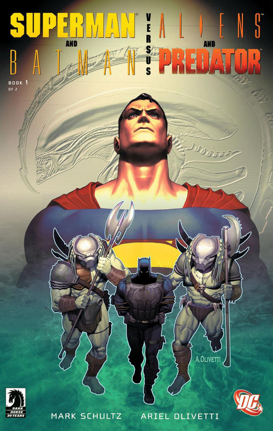 DC Comics COMIC BOOK Superman and Batman vs. Aliens and Predator #1 - CVR A (VF/NM)