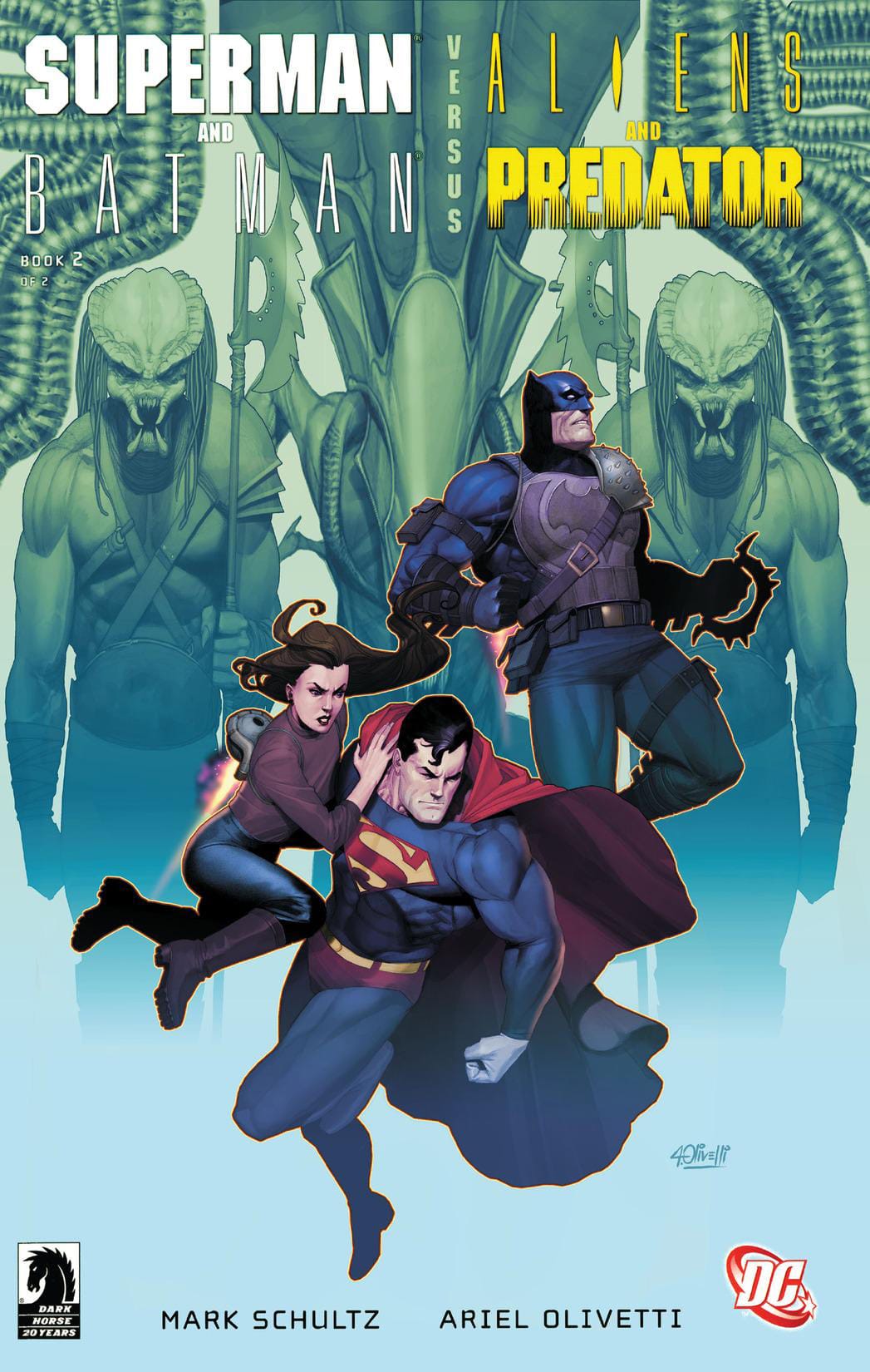 DC Comics COMIC BOOK Superman and Batman vs. Aliens and Predator #2 - CVR A (VF/NM)