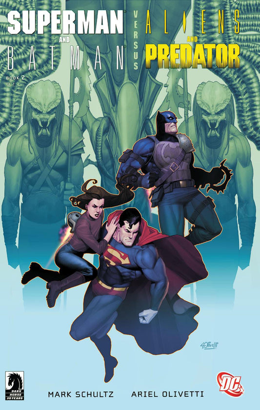 DC Comics COMIC BOOK Superman and Batman vs. Aliens and Predator #2 - CVR A (VF/NM)