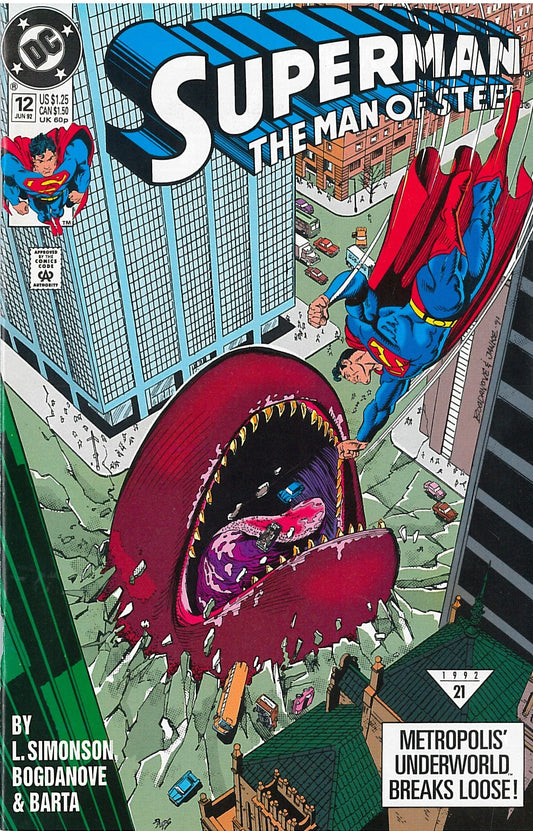 DC Comics COMIC BOOK Superman: The Man of Steel #12 - CVR A (FN)