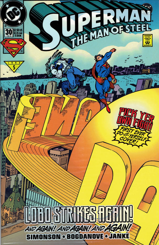 DC Comics COMIC BOOK Superman: The Man of Steel #30 - CVR A (FN)