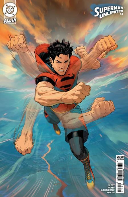 DC Comics COMIC BOOK SUPERMAN UNLIMITED #4 CVR E INC 1:25 RYAN BENJAMIN CARD STOCK VAR