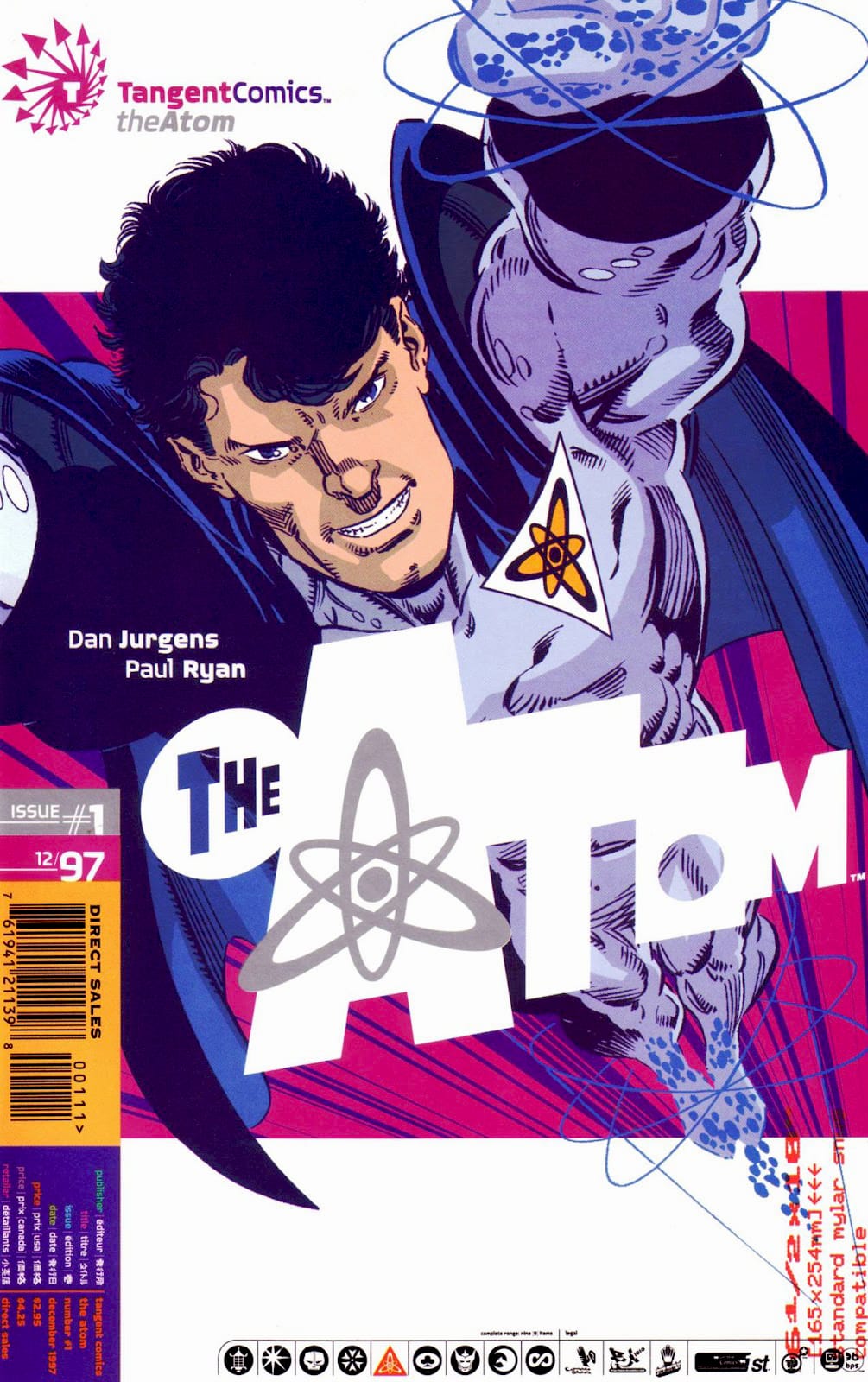 DC Comics COMIC BOOK Tangent Comics/ The Atom #1 - CVR A (VF/NM)