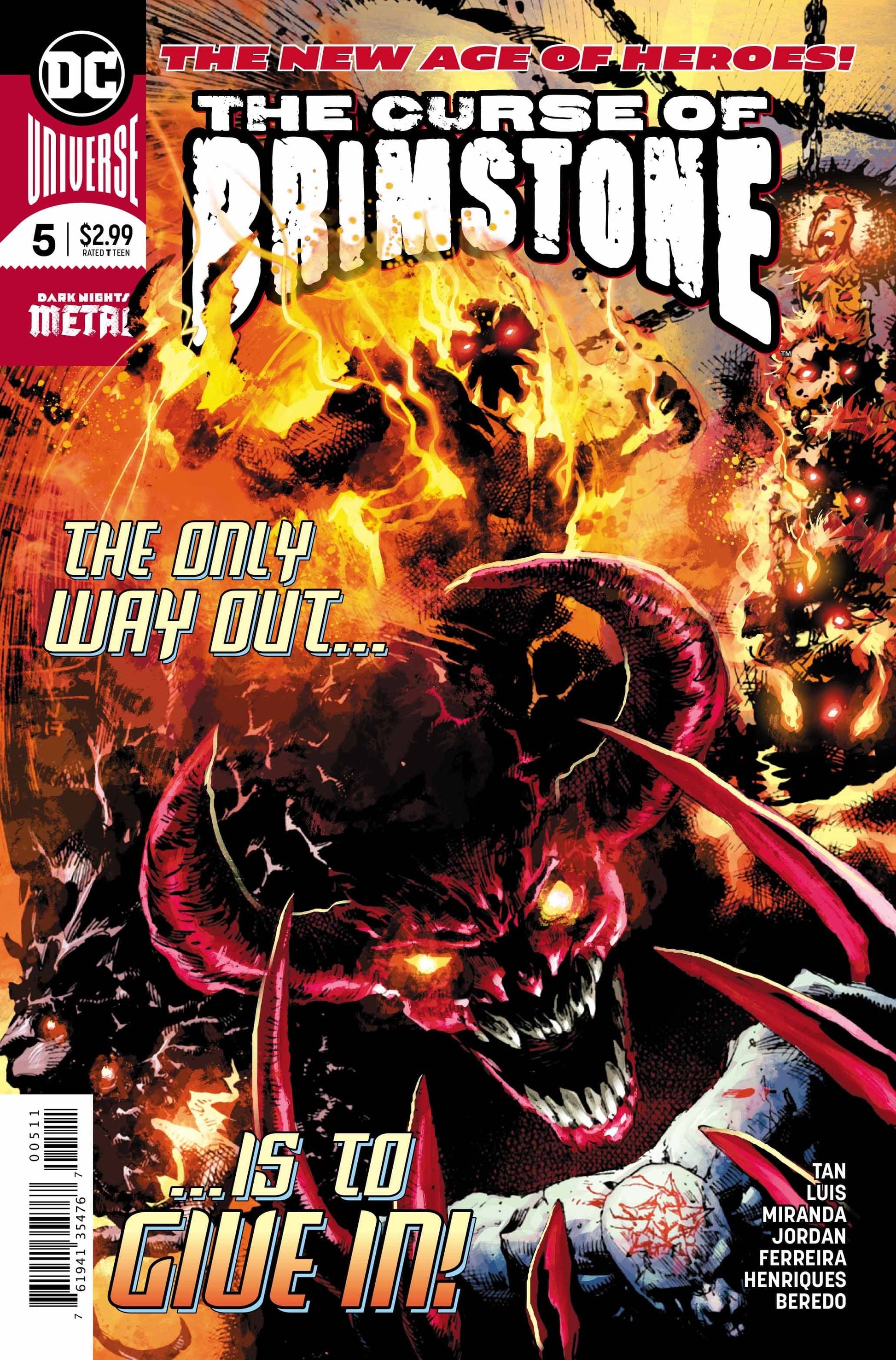 DC Comics COMIC BOOK The Curse of Brimstone #5 (VF/NM)