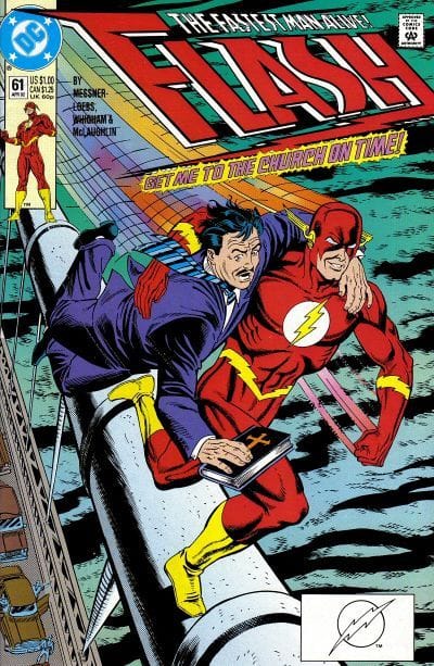 DC Comics COMIC BOOK The Flash #61 (VF/NM)