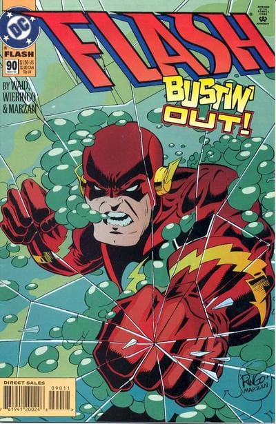 DC Comics COMIC BOOK The Flash #90 (VF/NM)