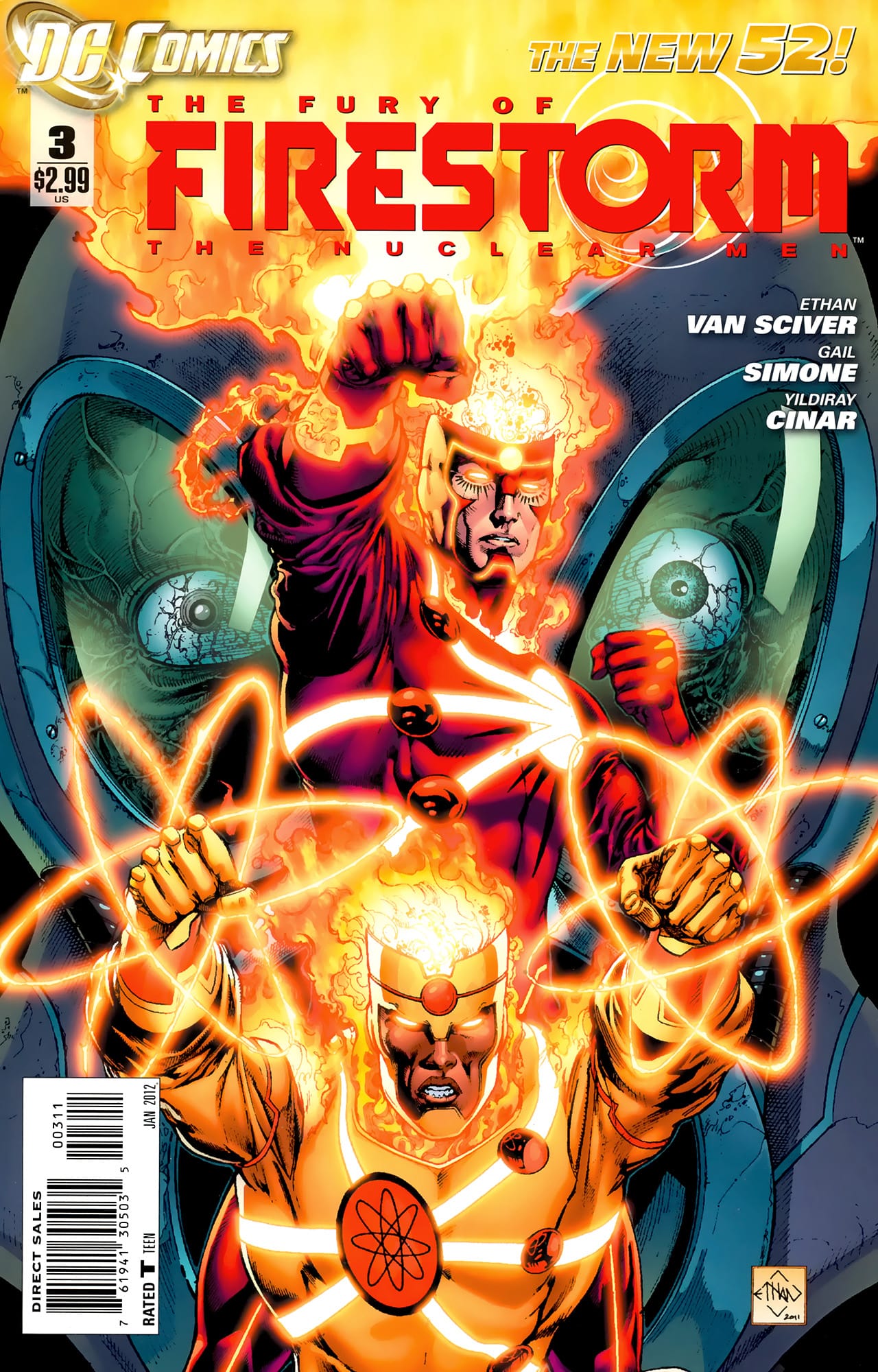 DC Comics COMIC BOOK The Fury of Firestorm: The Nuclear Man #3 (VF/NM)