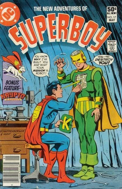 DC Comics COMIC BOOK The New Adventures of Superboy #17 - CVR A (FN/VF)