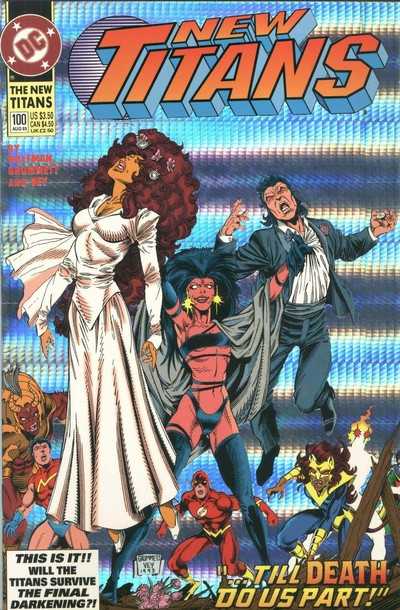 DC Comics COMIC BOOK The New Titans #100 (VF)