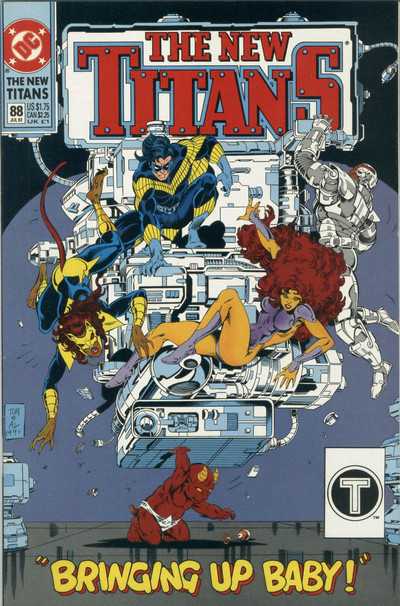 DC Comics COMIC BOOK The New Titans #88 (VF)