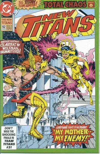 DC Comics COMIC BOOK The New Titans #92 (VF)