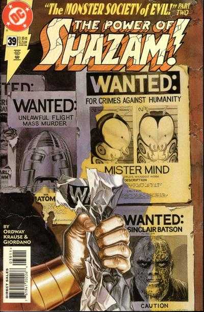 DC Comics COMIC BOOK The Power of SHAZAM! #39 (VF/NM)