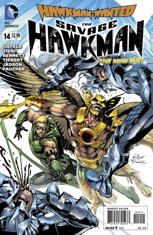 DC Comics COMIC BOOK The Savage Hawkman #14 (VF/NM)