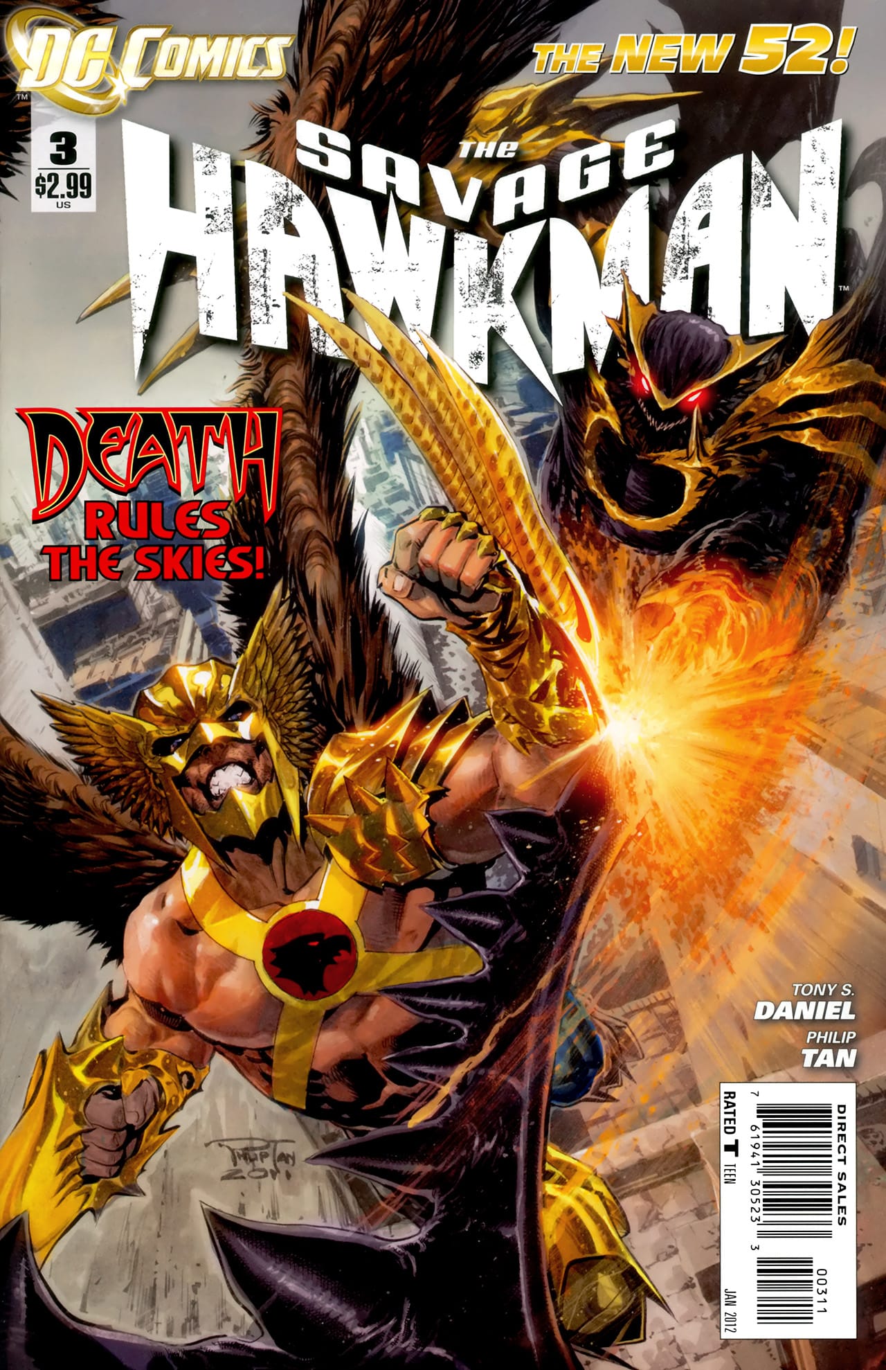 DC Comics COMIC BOOK The Savage Hawkman #3 (VF/NM)