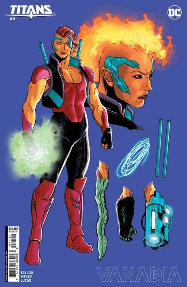 DC Comics COMIC BOOK Titans #11 Cover C Lucas Meyer Design Card Stock Variant