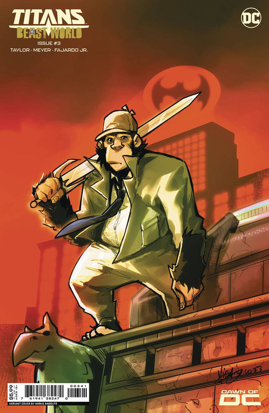 DC COMICS COMIC BOOK TITANS BEAST WORLD #3 (OF 6) CVR C MIRKA ANDOLFO CSV
