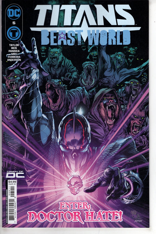 DC COMICS COMIC BOOK TITANS BEAST WORLD #5 (OF 6) CVR A IVAN REIS