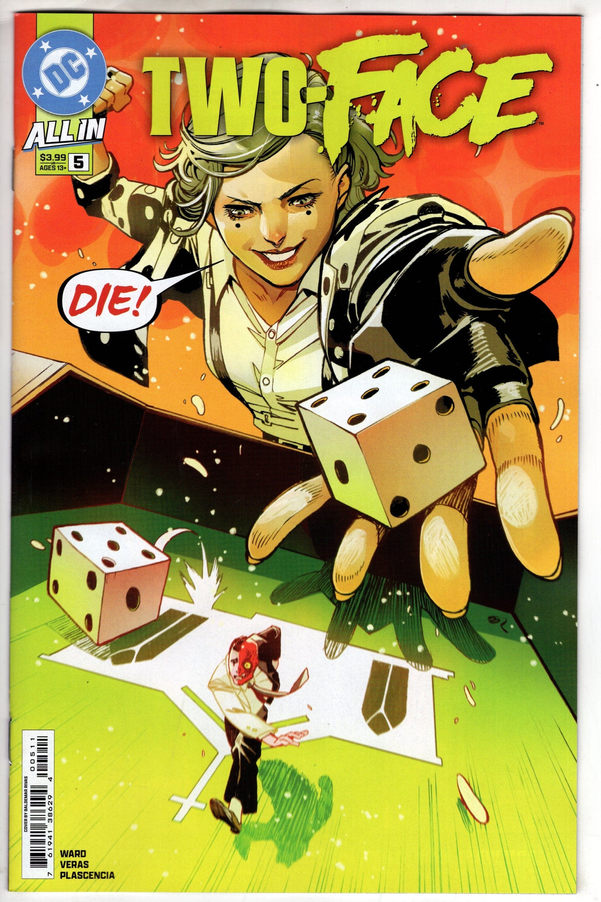 DC COMICS COMIC BOOK TWO-FACE #5 (OF 6) CVR A BALDEMAR RIVAS