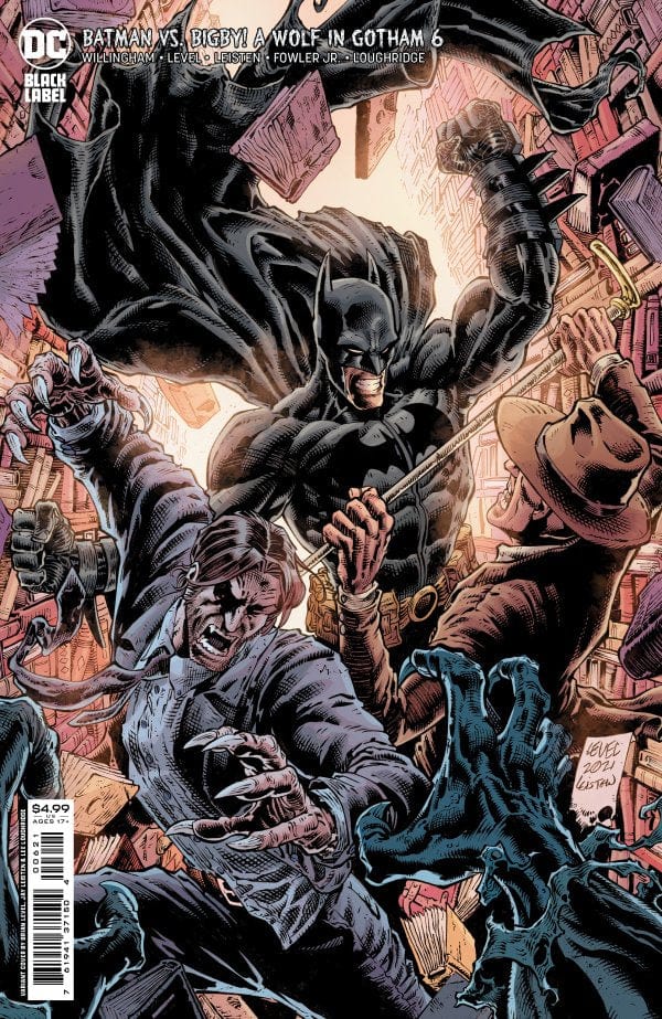 DC Comics COMIC BOOK VF/NM Batman vs Bigby A Wolf In Gotham #6 (Of 6) Cover B Brian Level & Jay Leisten Card Stock Variant (Mature)