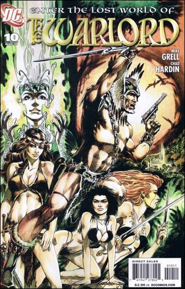 DC Comics COMIC BOOK Warlord #10 CVR A DC Comics 2010 FN