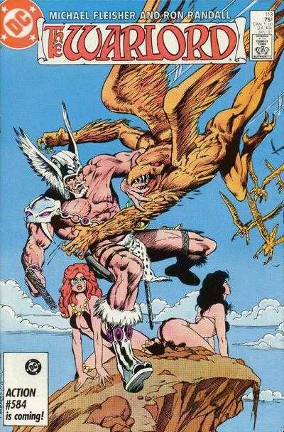 DC Comics COMIC BOOK Warlord #113 (FN)