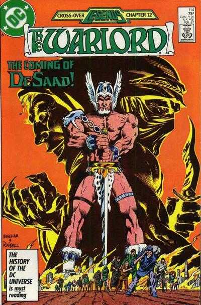 DC Comics COMIC BOOK Warlord #114 (FN)