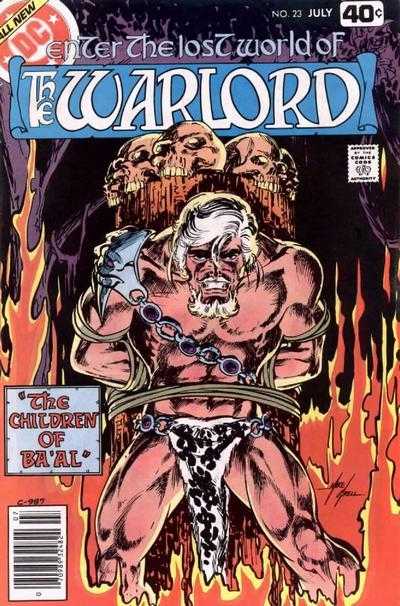 DC Comics COMIC BOOK Warlord #23 (FN)