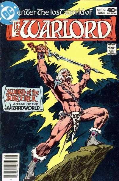 DC Comics COMIC BOOK Warlord #34 (FN)