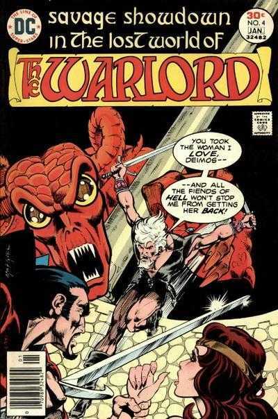 DC Comics COMIC BOOK Warlord #4 (FN)