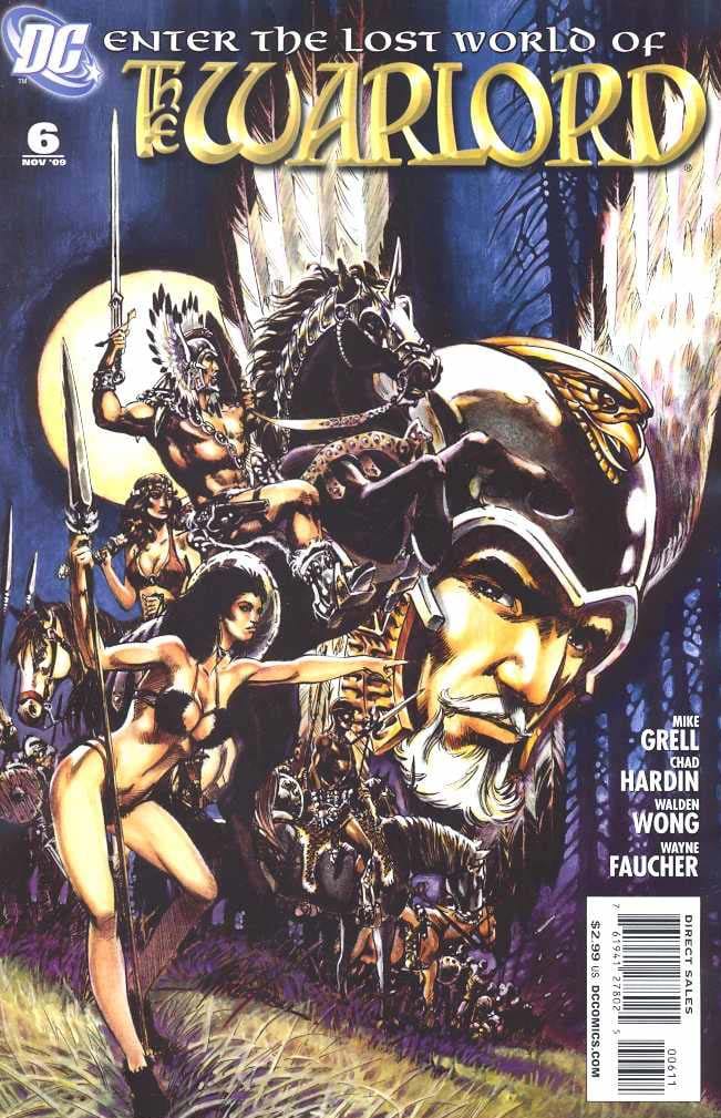 DC Comics COMIC BOOK Warlord #6 CVR A DC Comics 2009 FN