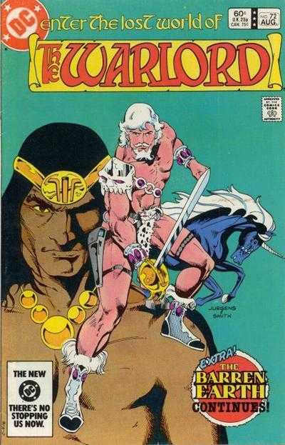 DC Comics COMIC BOOK Warlord #72 (FN)