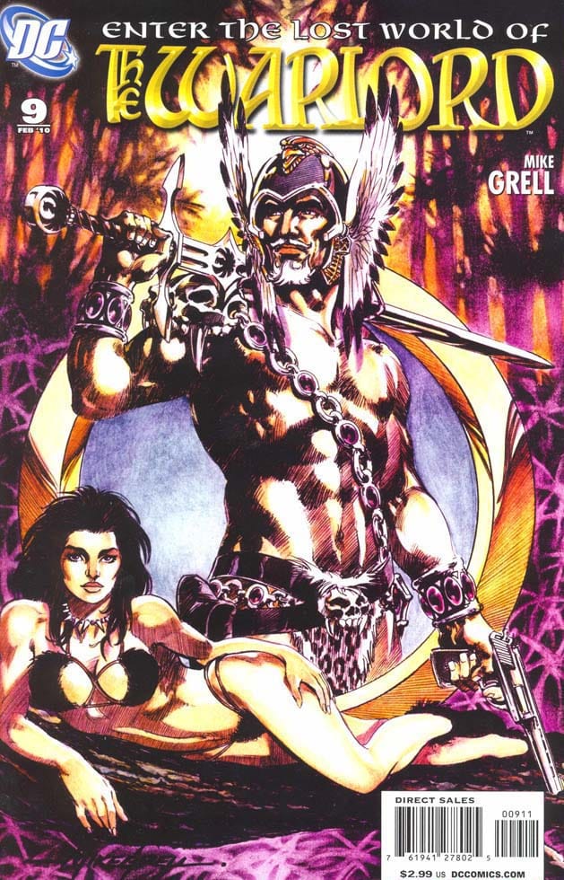 DC Comics COMIC BOOK Warlord #9 CVR A DC Comics 2009 FN