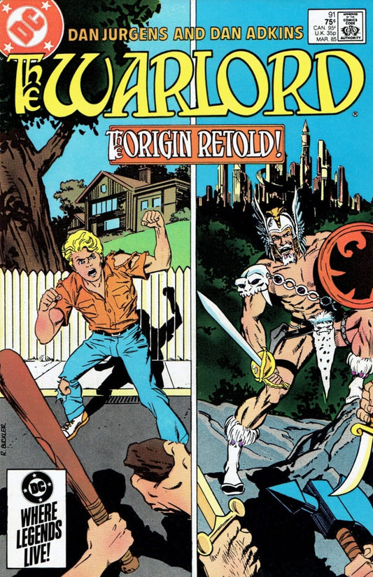 DC Comics COMIC BOOK Warlord #91 (FN)