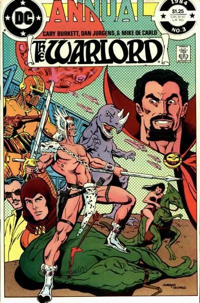 DC Comics COMIC BOOK Warlord Annual #3 (FN)