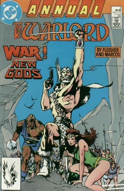 DC Comics COMIC BOOK Warlord Annual #6 (FN)