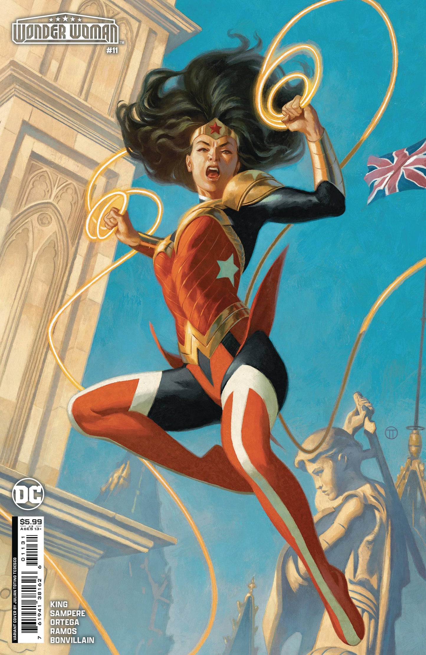 DC COMICS COMIC BOOK WONDER WOMAN #11 CVR B JULIAN TOTINO TEDESCO CSV AP