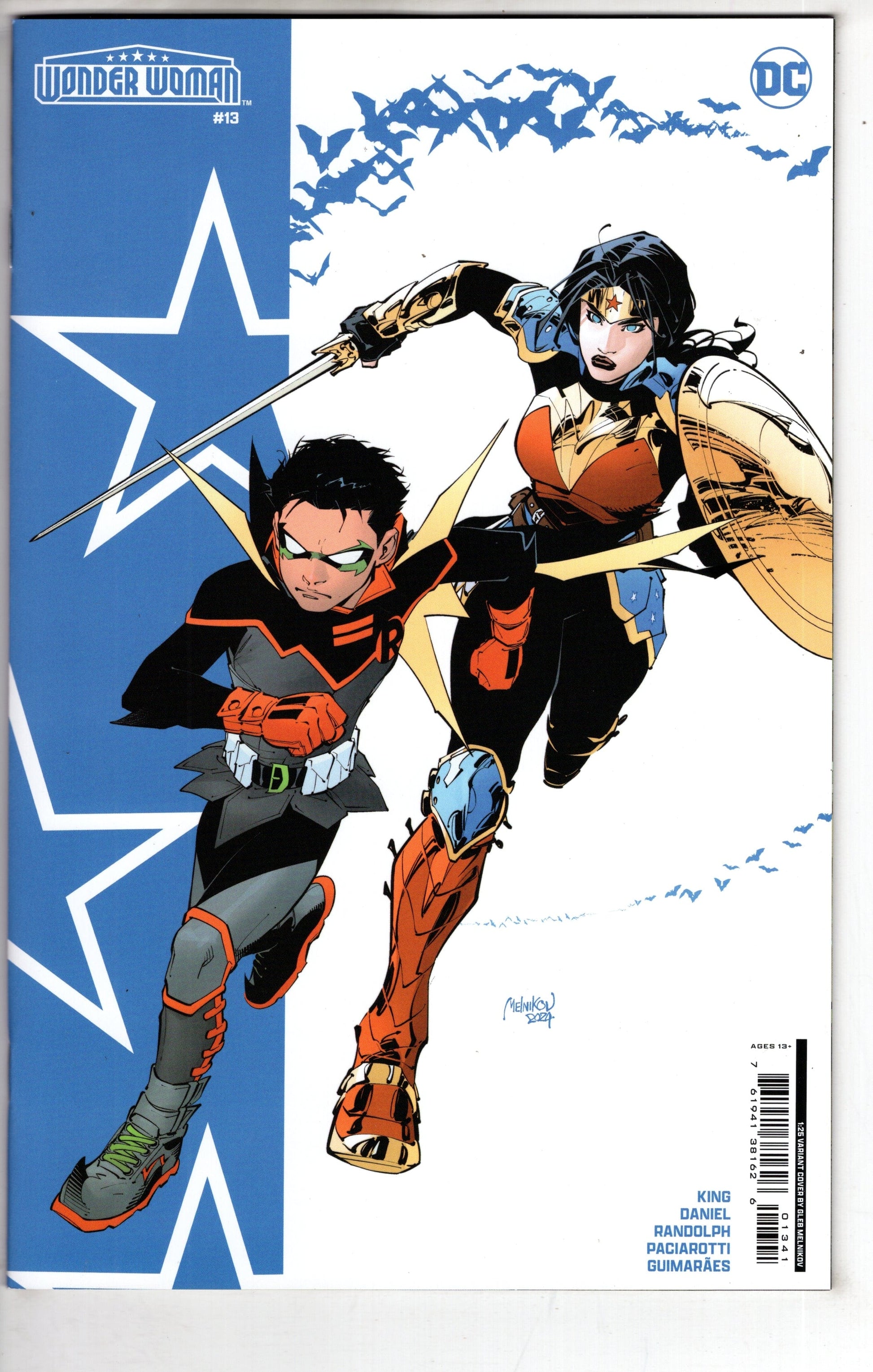 DC Comics COMIC BOOK Wonder Woman #13 Cover E 1 in 25 Gleb Melnikov Card Stock Variant (Absolute Power)