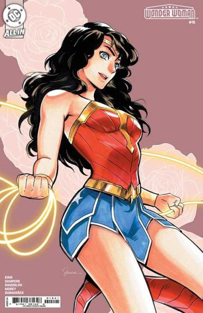 DC Comics COMIC BOOK Wonder Woman #15 Cover D 1 in 25 Saowee Card Stock Variant