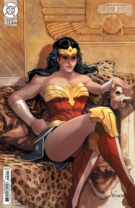 Dc Comics COMIC BOOK WONDER WOMAN #20 CVR D INC 1:25 TIRSO CARD STOCK VAR