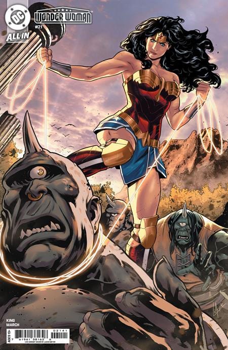 DC Comics COMIC BOOK WONDER WOMAN #21 CVR E INC 1:25 LUCAS MEYER CARD STOCK VAR