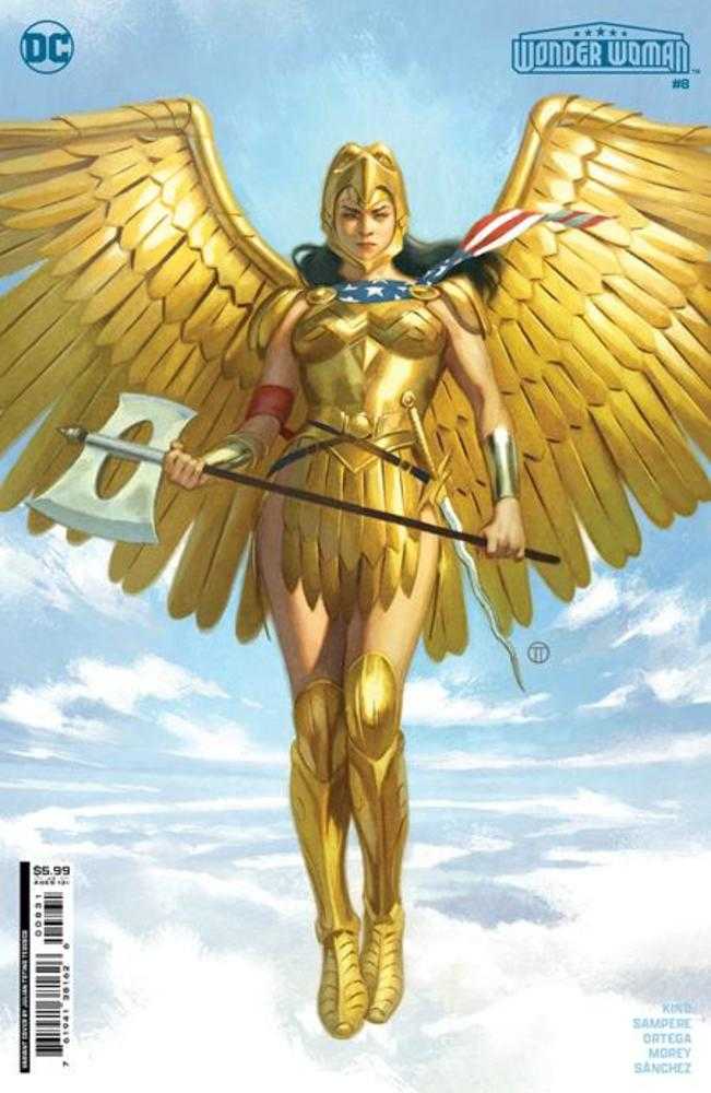 DC Comics COMIC BOOK Wonder Woman #8 Cover B Julian Totino Tedesco Card Stock Variant