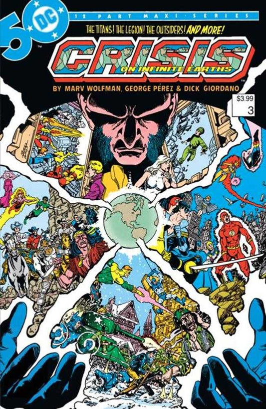 DC Comics COMIC BOOKS Crisis On Infinite Earths #3 (Of 12) Facsimile Edition Cover A George Perez