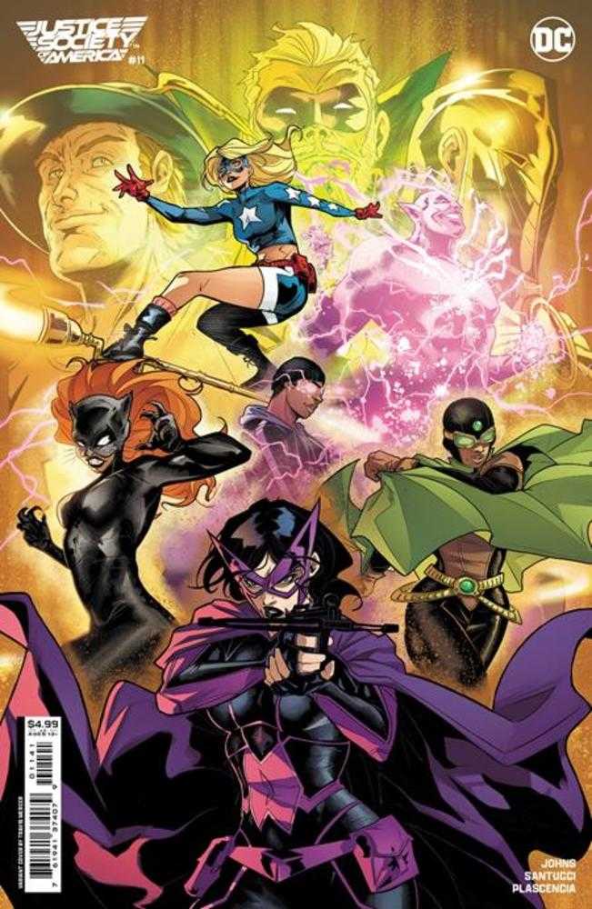 DC Comics COMIC BOOKS Justice Society Of America #11 (Of 12) Cover C Travis Mercer Card Stock Variant (Res)